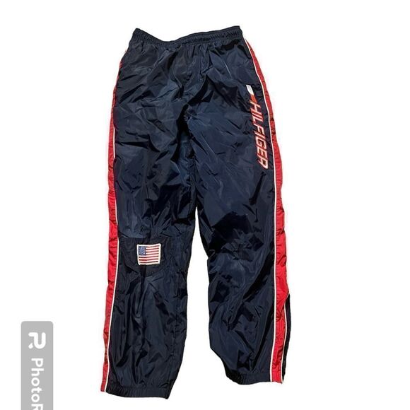 Tommy Hilfiger Vibtage Swooshy Pants Mens Large - Picture 1 of 7